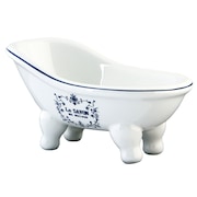 KINGSTON BRASS 6" Slipper Clawfoot Tub Decorative Soap Dish, White BATUBSSW